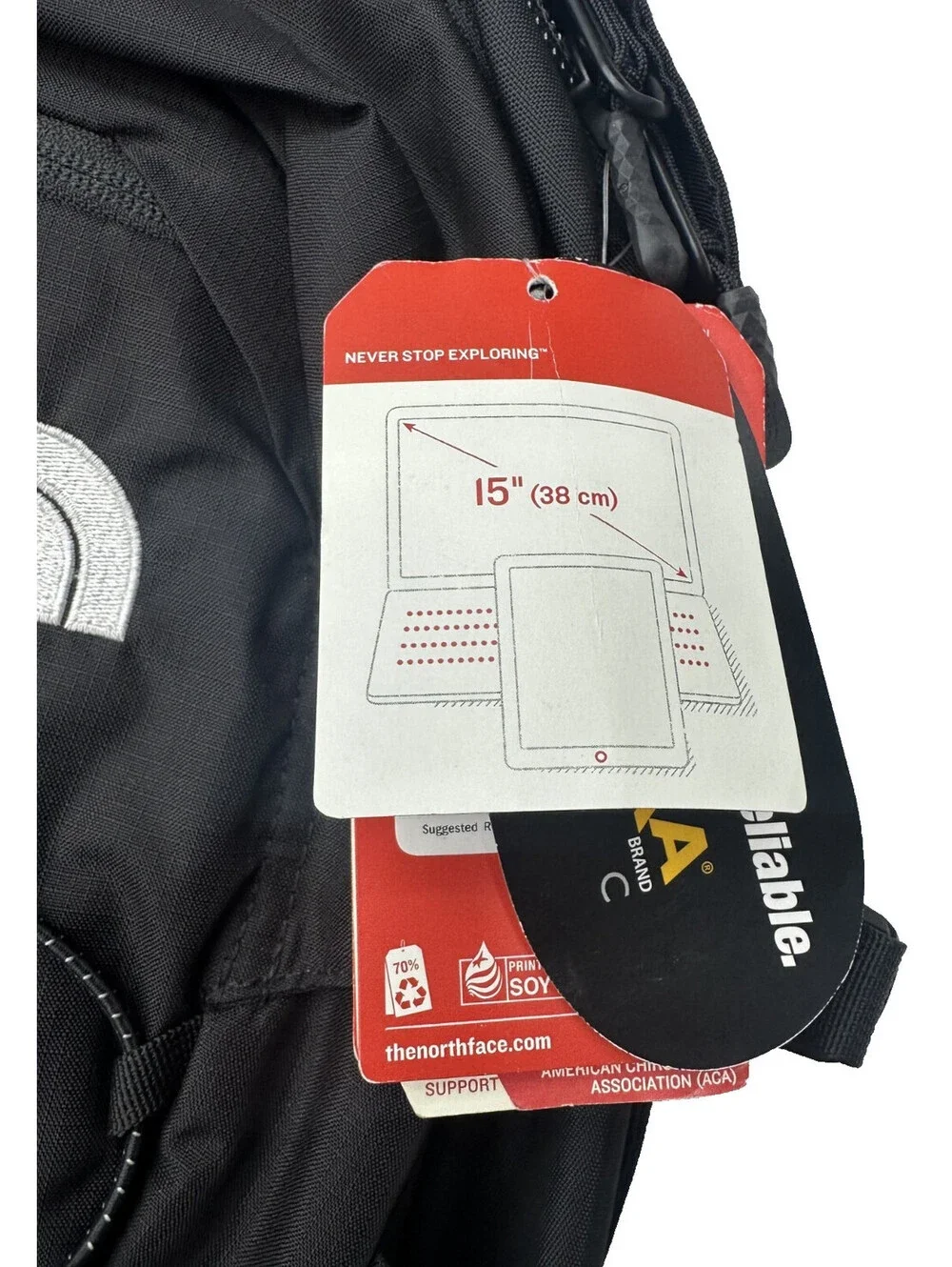 The North Face Borealis Backpack Black FlexVent Laptop Travel Hiking Daypack